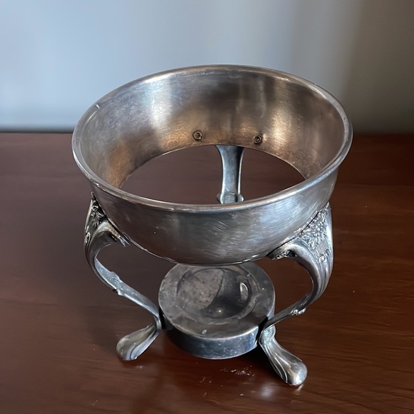 Vintage Raimond Silver Plate Italian Glass Tea Coffee Carafe - Picture 8 of 9